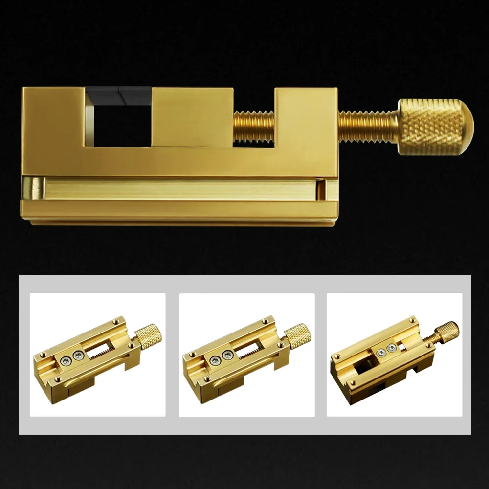 Copper bench vise Hand tool Mini vise Micro Clamping vise Brass Material Watch Micro and Micro Parts Clamping Mechanical Model 4