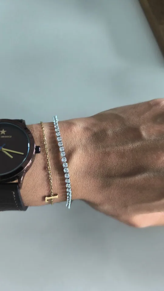 Tennis Bracelet Zirconia Anniversary Gift Genuine Sterling Silver Bracelet photo review