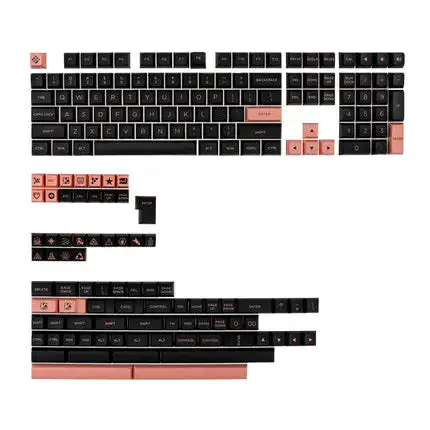 

WINMIX Black Pink OSA Profile Keycaps Set