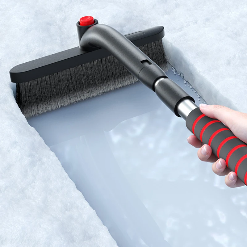 SnowRemovalShovelIceScraperCarCleaningBrushExtendableAuto