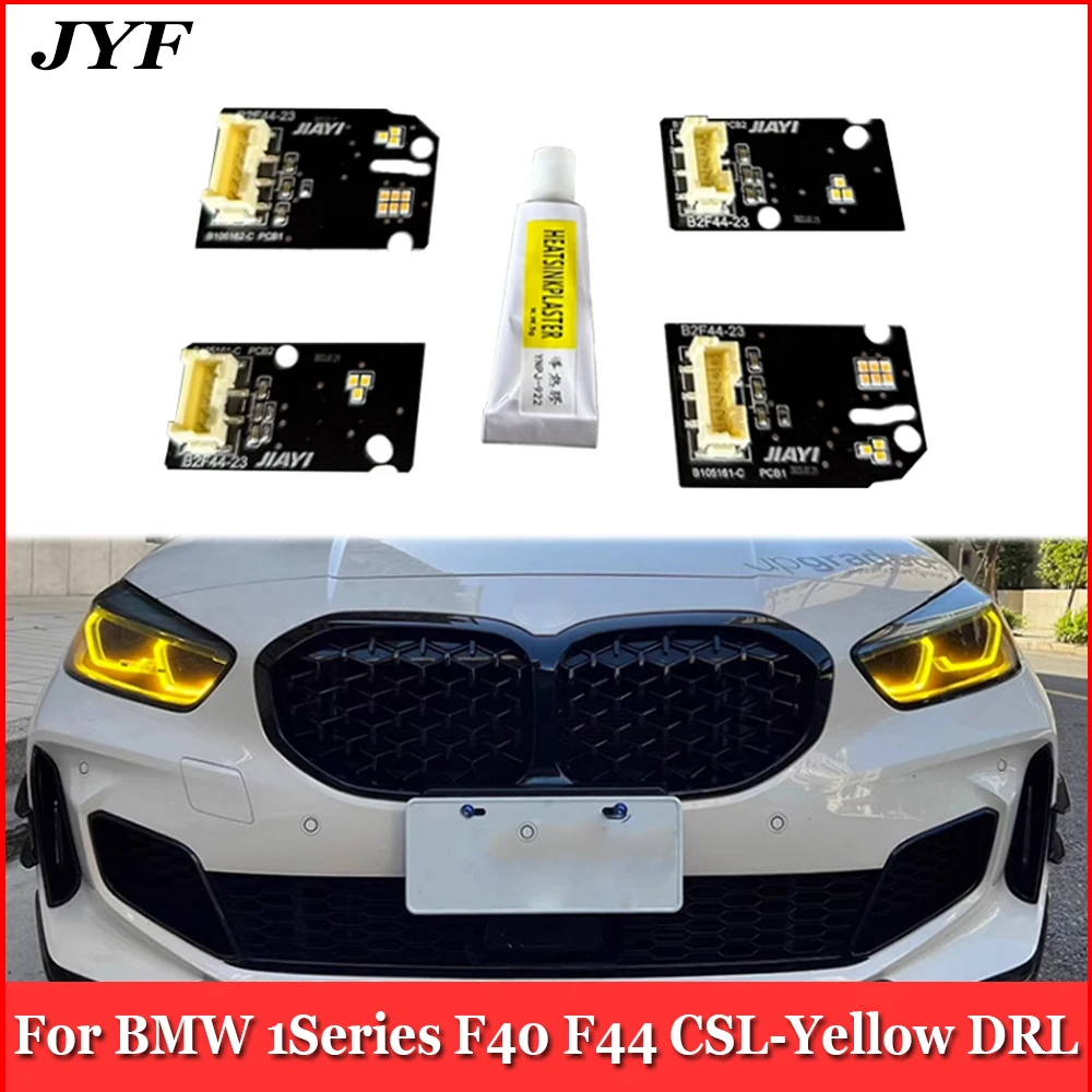 

Car CSL Lemon Yellow DRL Lights Full LED Module Set For BMX 1series F40 F44 Daytime Running Signal Lamp Plug Play Accessories