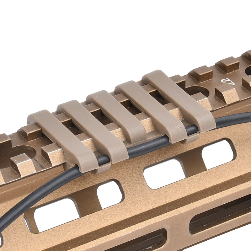 airsoft PEQ15 NGAL Wire Guide System Cable Management Rail Cover Picatinny Rail Handguard Wire Guide Tail Fixed wire guide,picatinny rail accessories