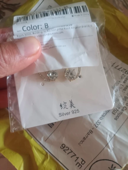 Korean Style Fashion Cross Stud Earrings photo review