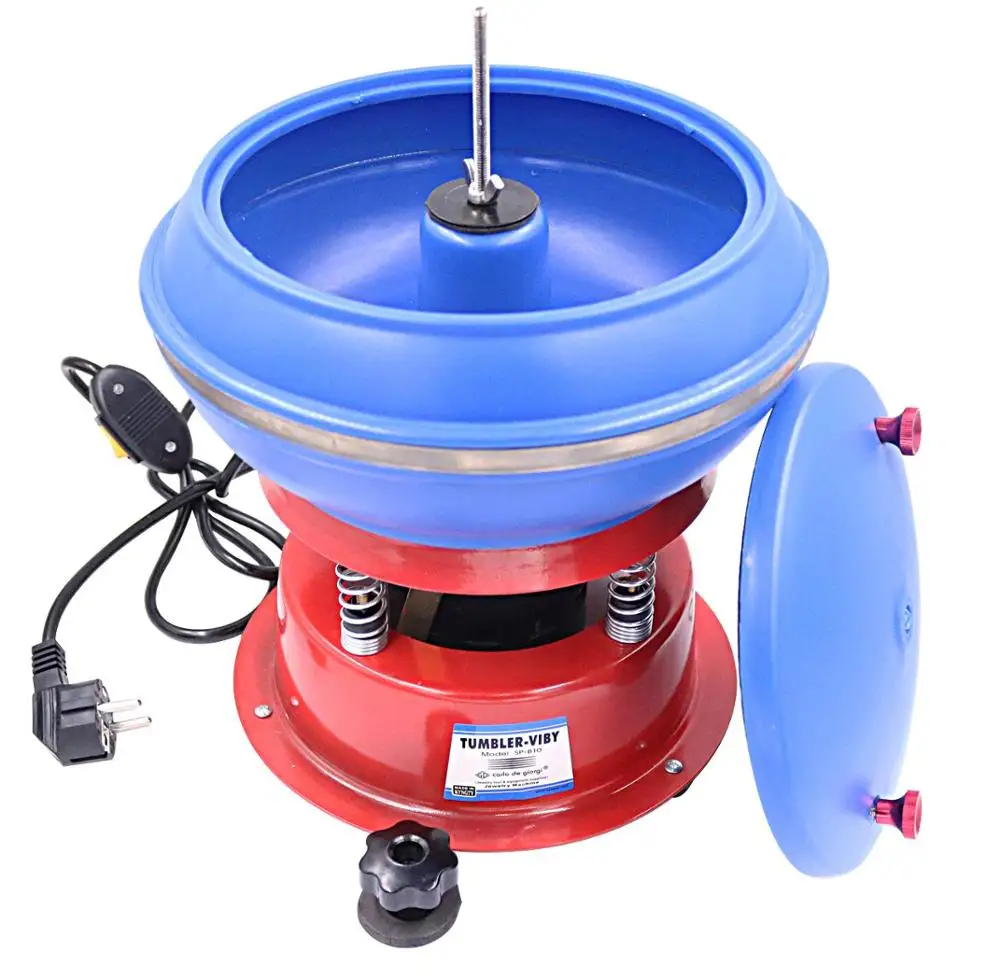 TOPTOS Jewelry Vibrating Tumbler 3L Tumbling Polishing Machine Gold