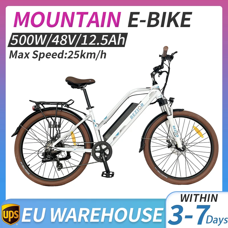 Eu Uk M2 Pro 26 Pollici Bici Elettrica Da Città Standard Ce 500W 48 V14.5Ah Bicicletta Lady Bike