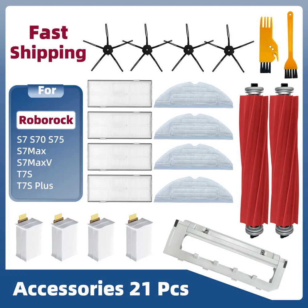 Spare Parts For Roborock S7 S70 S75 S7Max S7MaxV T7S T7S Plus Main Side ...