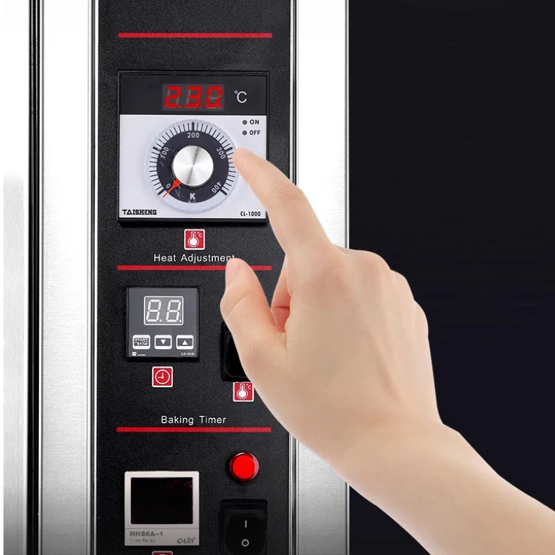 Oven Commercial Spray Humidification Food Processors  Pizza Cake Bread Equipment Bakery Hot Air Circulating Furnace 4