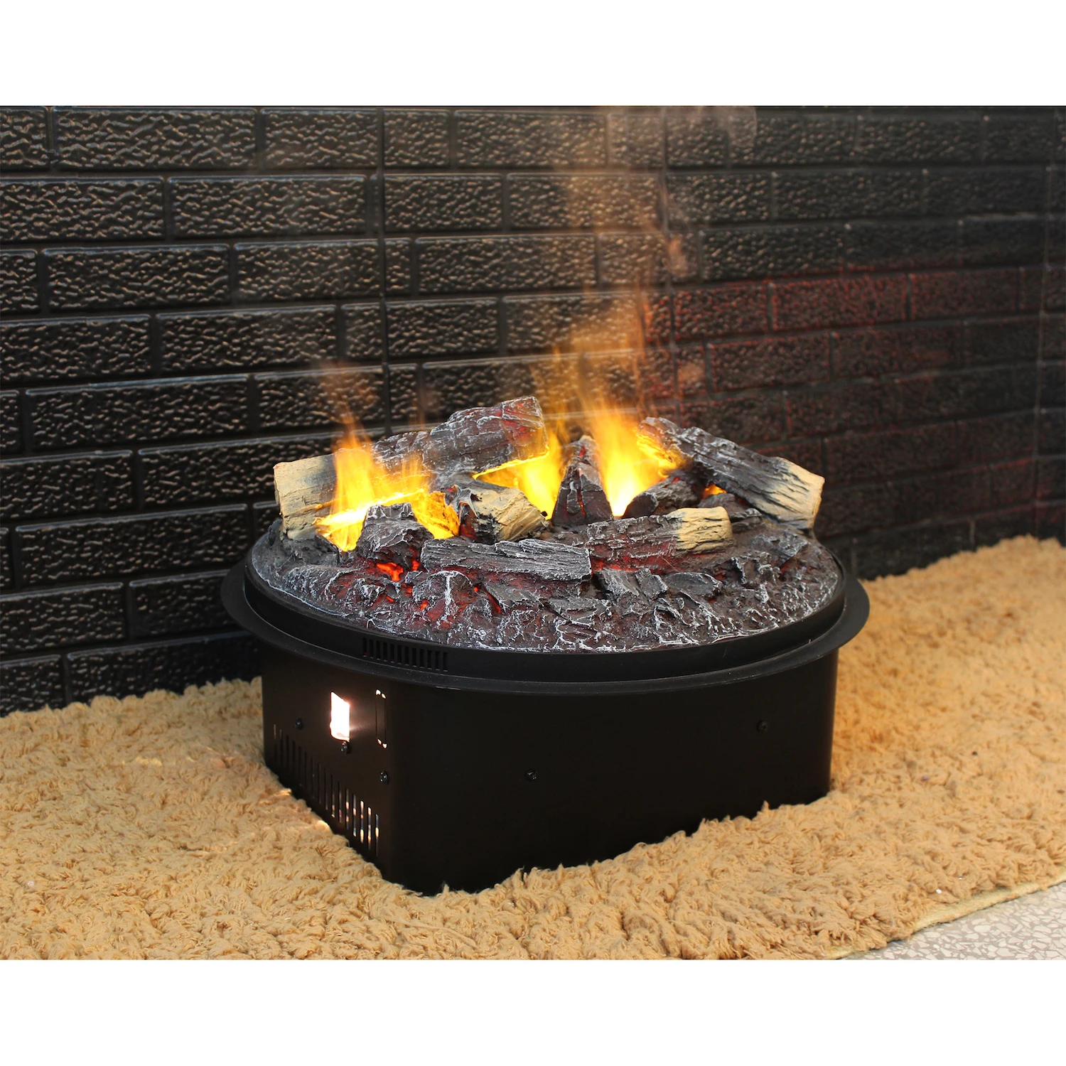 377577-9bfe10.jpg A82fa520f3f154a9fb1ec4413948e7a68a 3D Water Vapor Fire Pit Bowl Lot Set Version Electric Fireplace Steam Flame Effect Mallzona