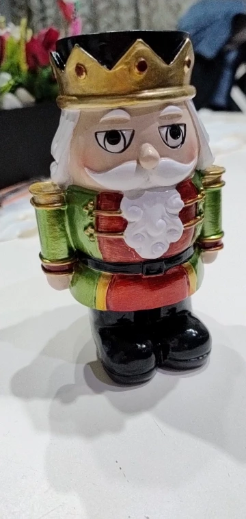 Nutcracker Noel, European-Style Candlestick for Christmas Cheer photo review