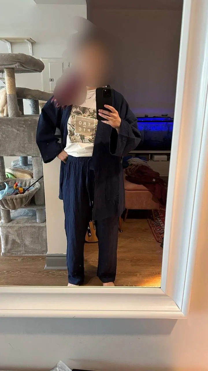 Japanese Cotton Kimono Yukata Set for Couples photo review