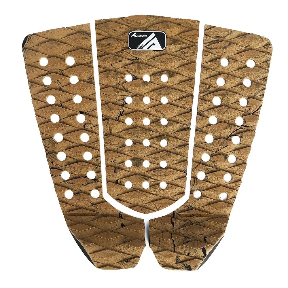 Surfboard Traction Pad 3 Piece EVA Surfboard Deck Traction Pads with Kicker for Stomp Skimboards Applies All Boards Multiple Color Choices