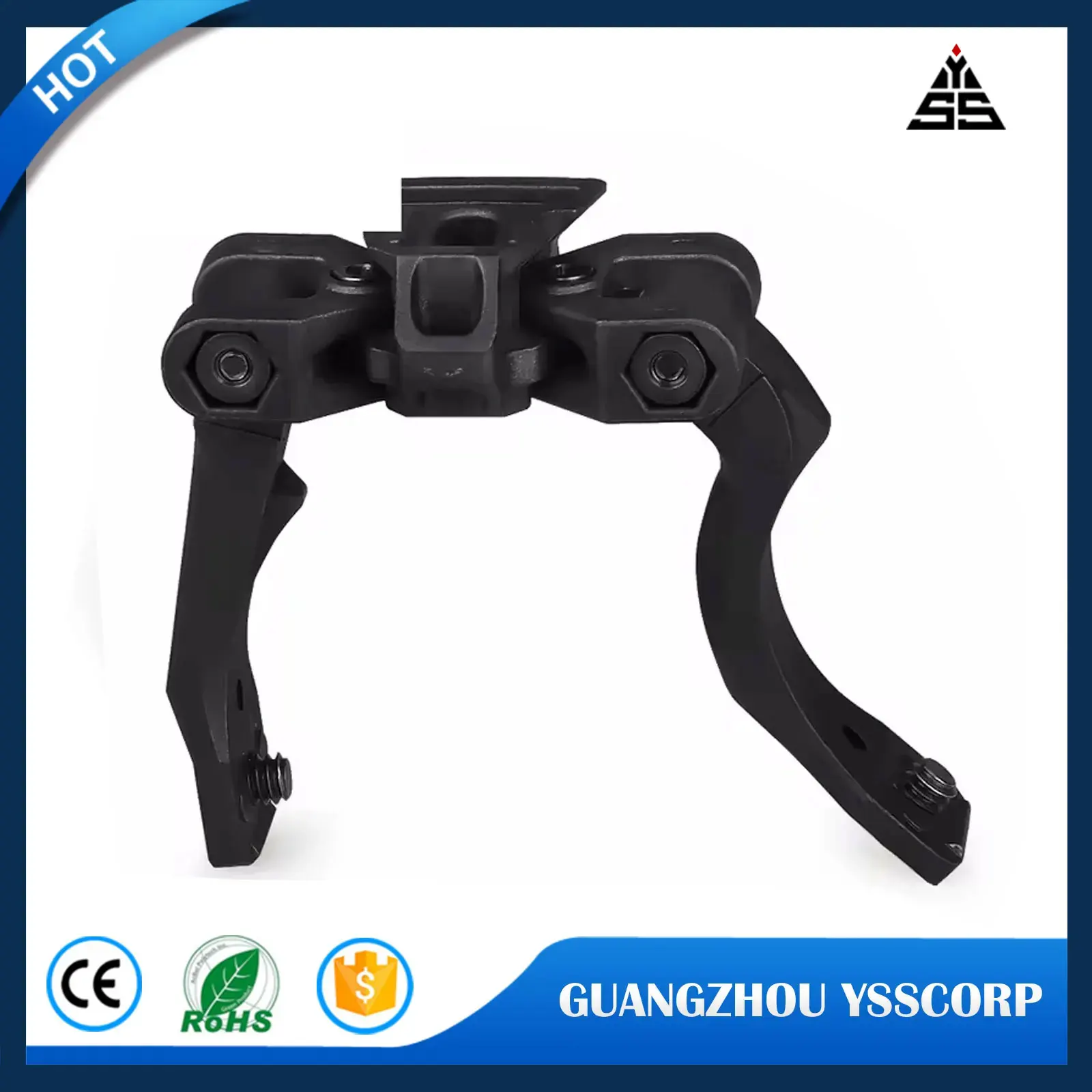 PVS14 Dual Bridge Mount-Quick Detach Night Vision Goggle Adapter for Military & Hunting Compatible with PVS14 nvg bracket