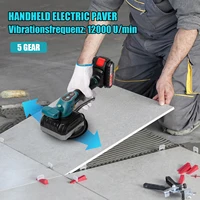 Machine à carreler électrique automatique professionnelle 88VF, 5 vitesses, rechargeable, outil de levage pour le pavage des sols, niveleur à bulles, outils électriques 4