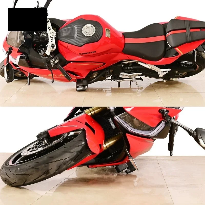 QJMOTOR SRK421RR 오토바이 보호 액세서리 - 가드레일, 미끄럼 방지 볼 안전 장치, 레이싱 바