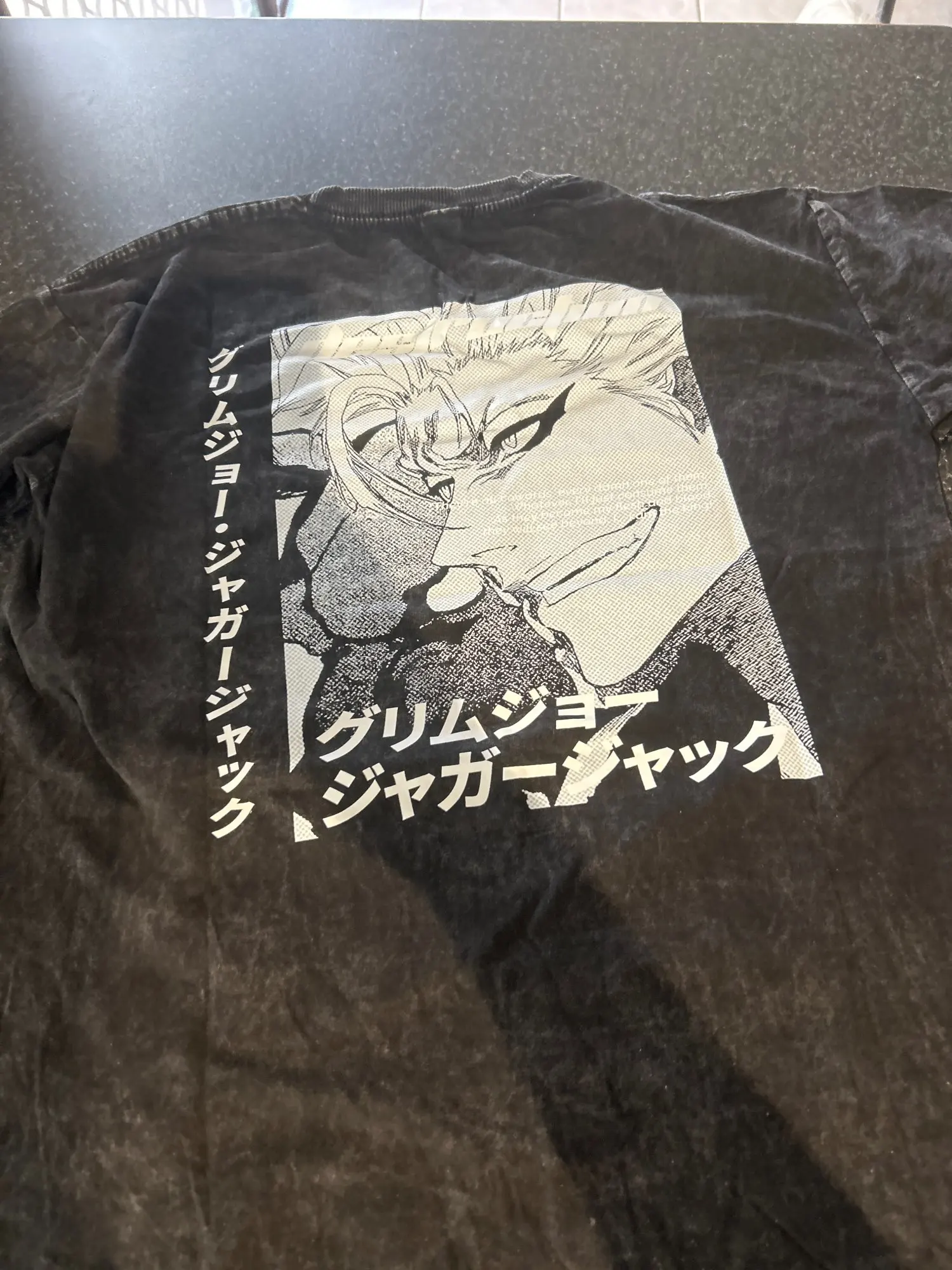 Bleach Espada Washed Tshirts Flexelly