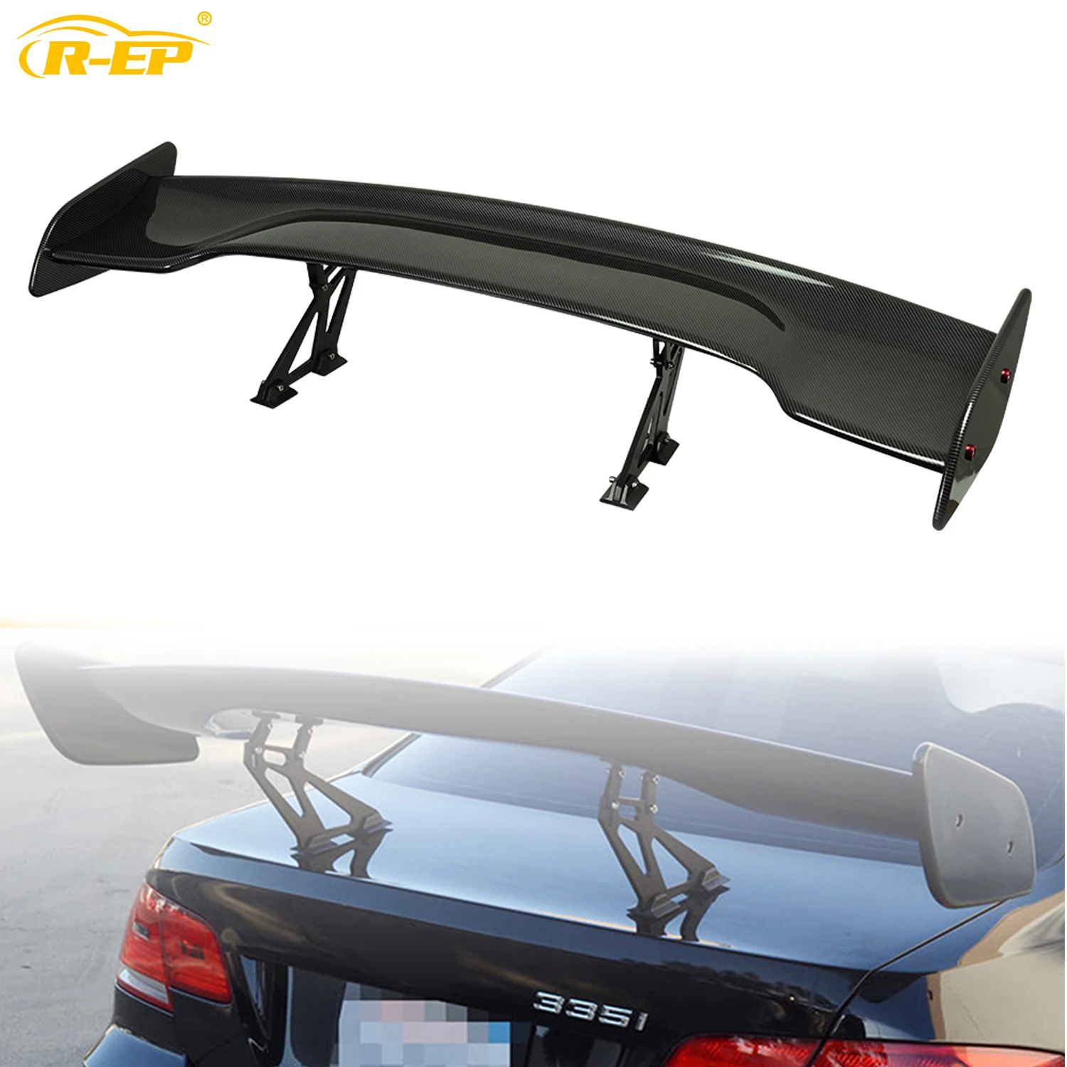 Auto Tail Wing Mini Spoiler For Cars Universal Rear Spoiler Wing GT Style  ABS Auto Car Trunk Spoiler Bracket Carbon Fiber Style - AliExpress