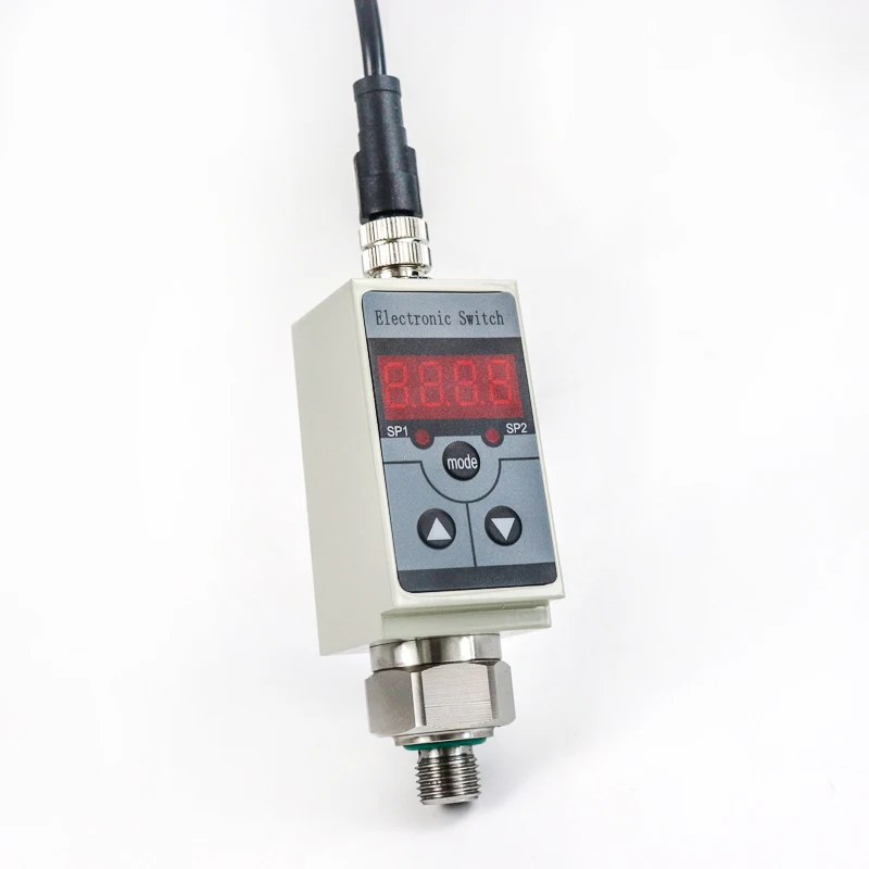 PNP NPN Sensor Pressure Controller Digital Display Stainless Steel Two-way Relay
