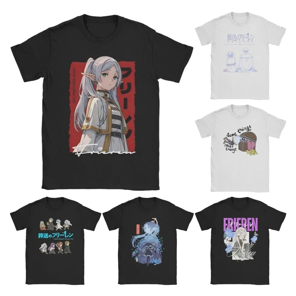 Sousou Frieren T-Shirt - Vintage Baumwoll-Shirt Für Damen & Herren
