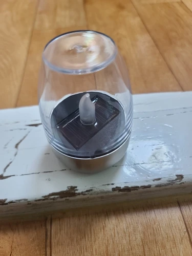 LED Solar Candles Night Light - Waterproof and Rechargeable photo review