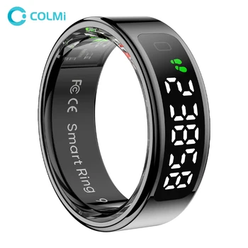 COLMI R12 Smart Ring – Touch Display, Wireless Charging, 5ATM Waterproof, Health Tracker for Men & Women 1