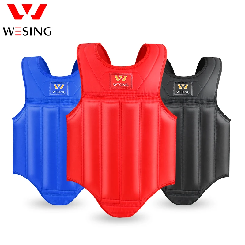 Martial arts protector set Wesing Sanda Chest Guard MMA Protector Body Wushu Chest Guard Martial Arts Protective Gears