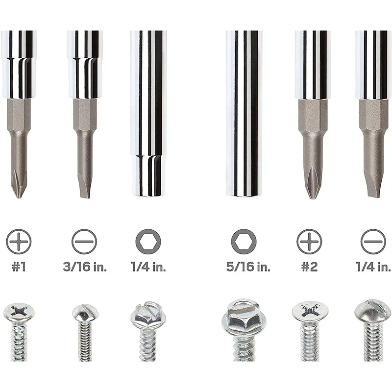 Premium Compact Screwdriver Set with Comfortable Handle for Home, Auto, and Outdoor Repairs