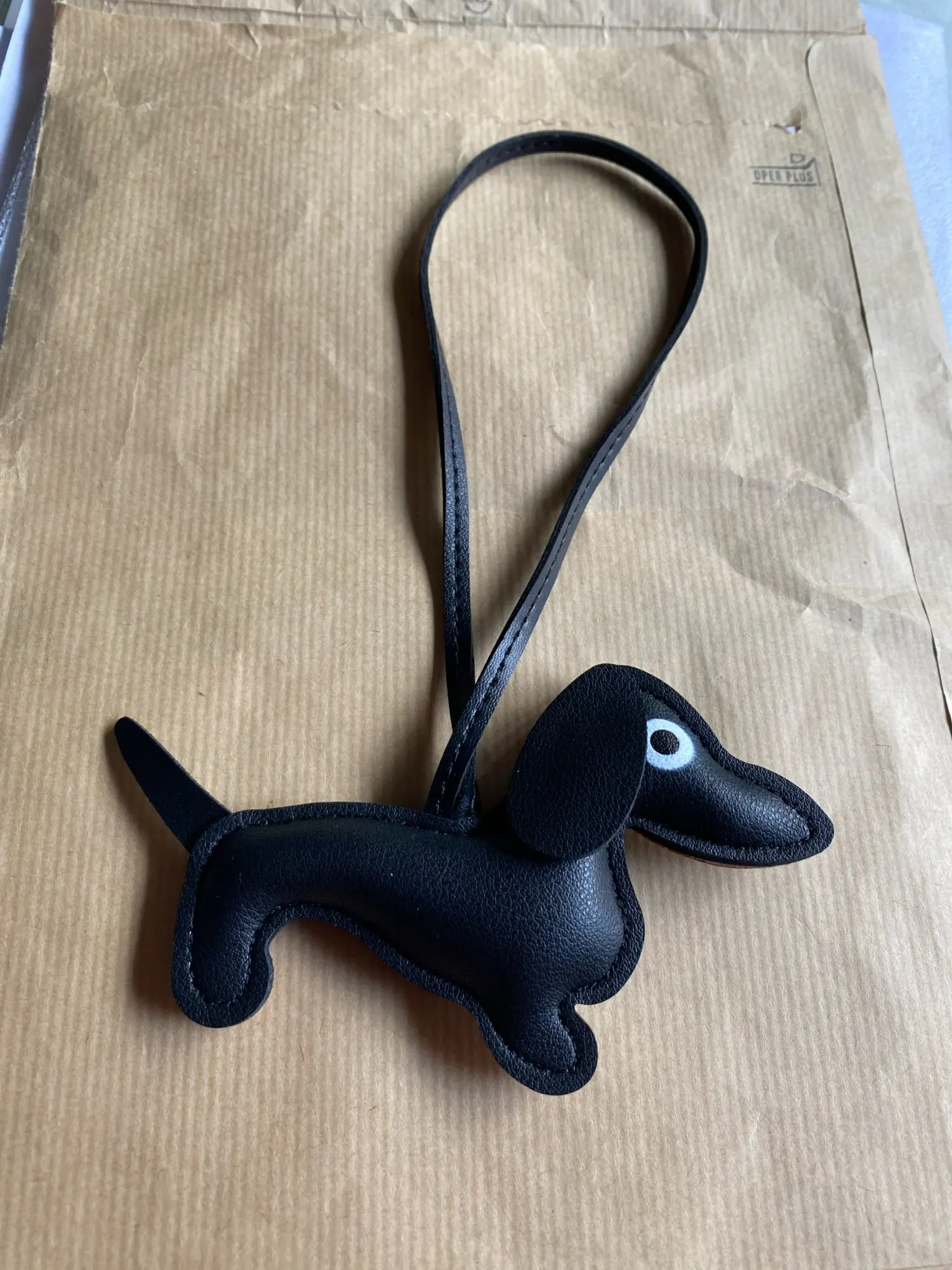 Dachshund Keychain PU Leather Keychains for Dachshund Lovers