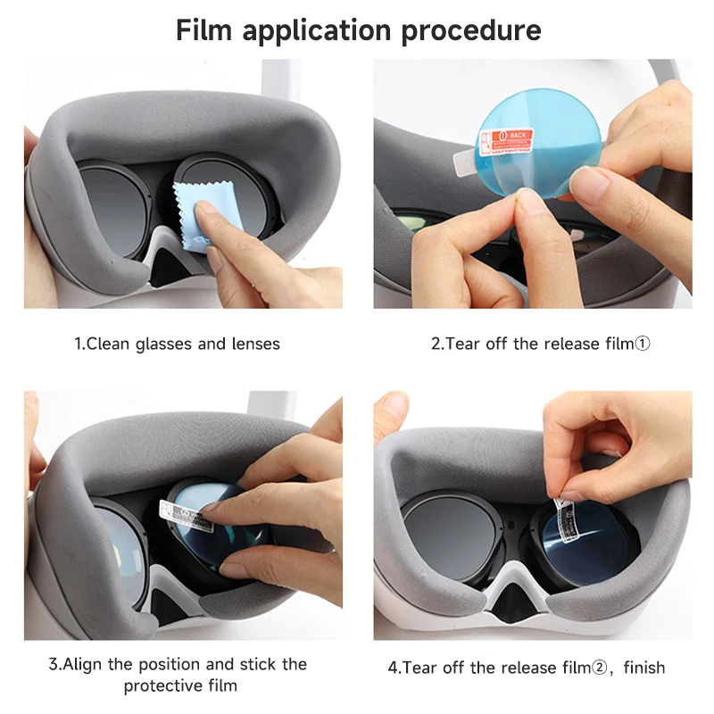 vr óculos cabeça filme headwear hd anti-risco