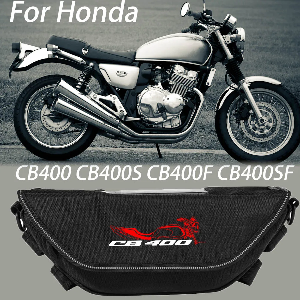 For HONDA CB400 CB400S CB400F CB400SF CB 400 Motorcycle accessory Waterproof And Dustproof Handlebar Storage Bag  navigation bag cb400sf 1992 1998 for honda cb400 cb400vtec cb 400 sf f motorcycle brake clutch levers handlebars bar ends grips slider 1997 96