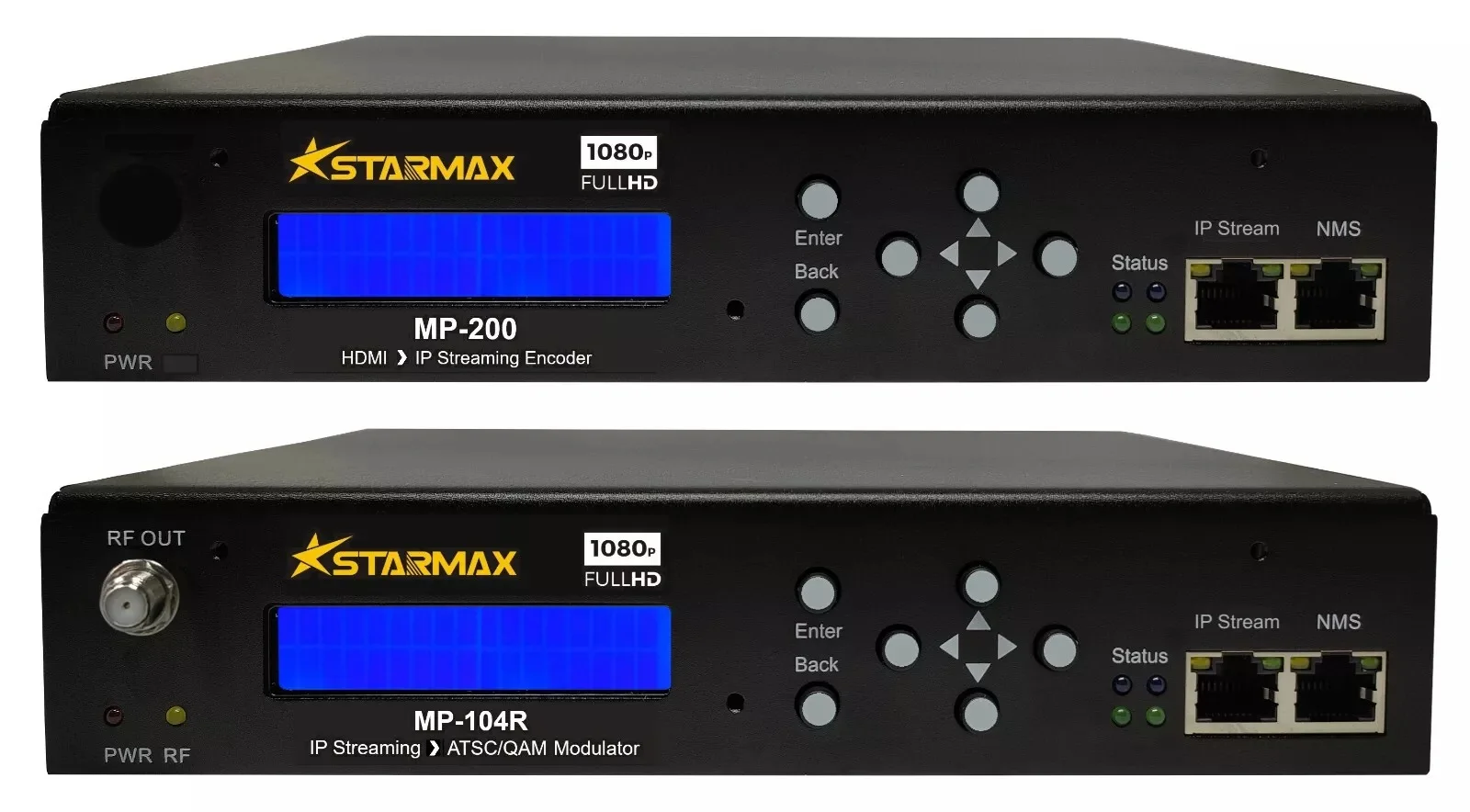 ATSC QAM modülatör MP-200 Bundle ile StarMax IP akış kodlayıcı MP-104R