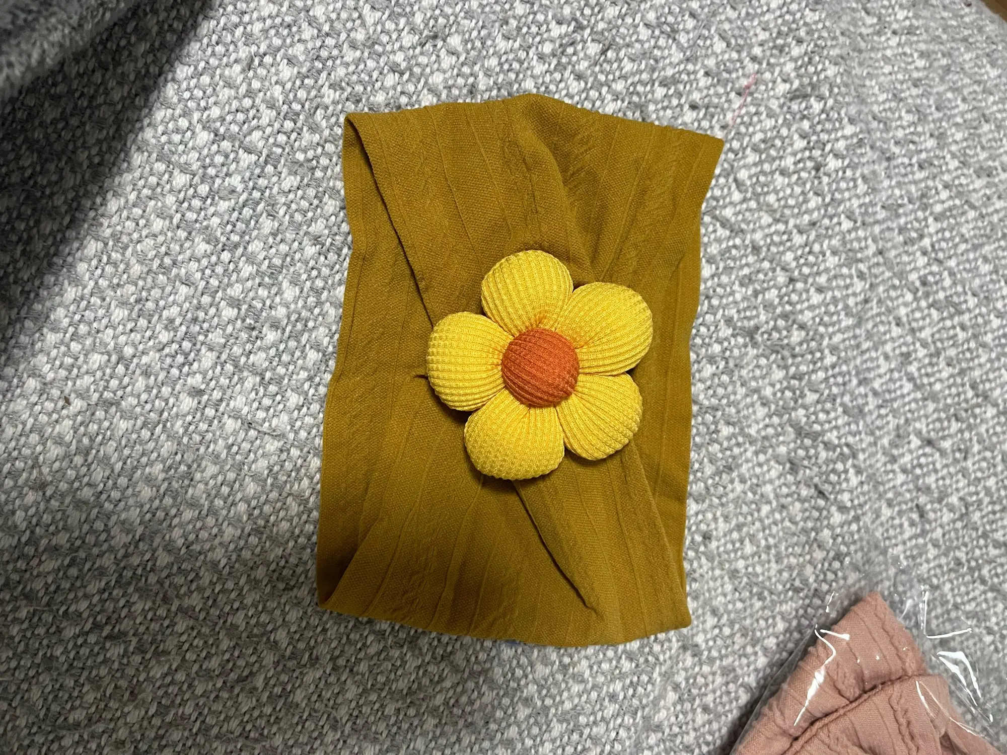 Cute Floral Nylon Baby Headband photo review