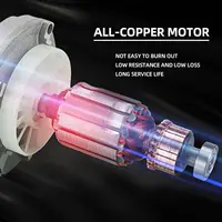 2100 Вт небольшой миксер для краски и покрытия, портативный, 6 скоростей, высокая мощность, ручной электрический миксер для шпаклевки, порошка, цемента, бетона — изображение 5