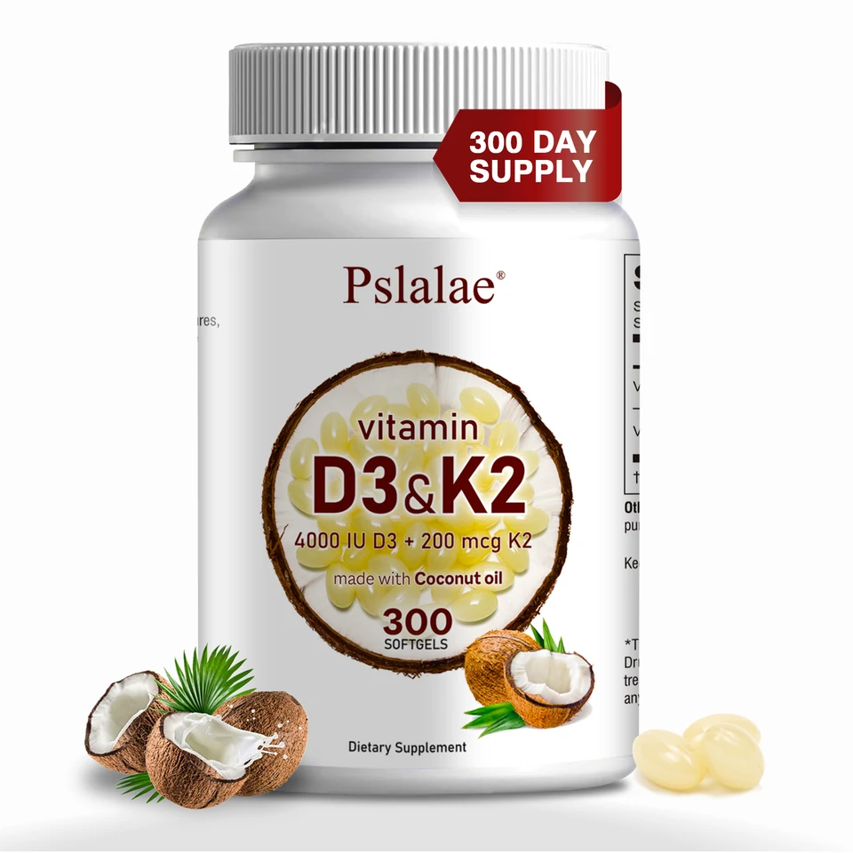 Vitamin D3 K2 Softgels for Joint and Bone Health
