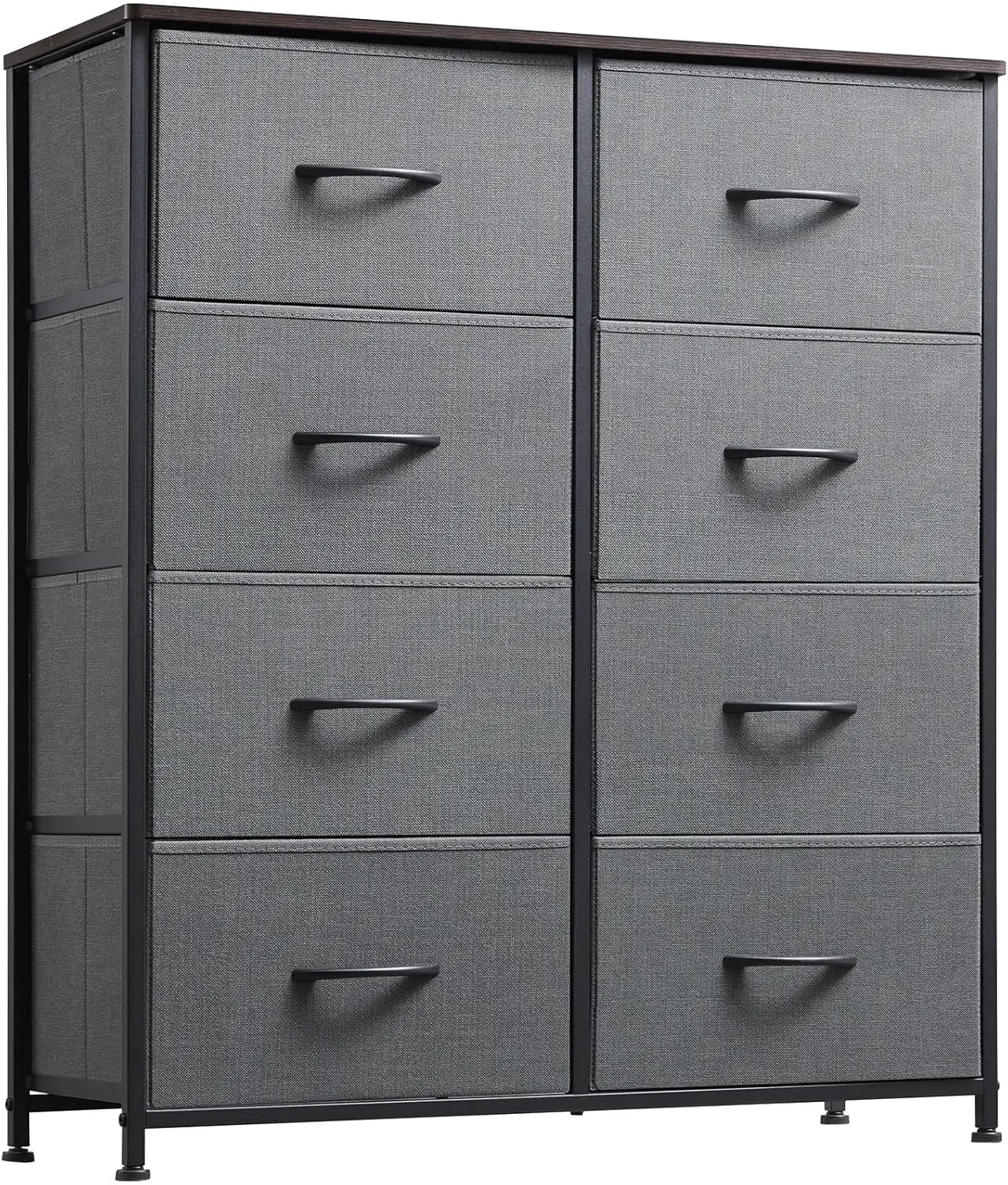 HEFPTURE 8-Drawer Storage Cabinet – Spacious Fabric Organizer with Durable Steel Frame, Ideal for Bedroom, Closet, or Office 2