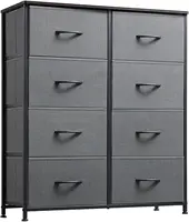 HEFPTURE 8-Drawer Storage Cabinet – Spacious Fabric Organizer with Durable Steel Frame, Ideal for Bedroom, Closet, or Office 2