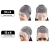 Orange Ginger Lace Front Wigs Human Hair Body Wave 13x6 HD Lace Frontal Wig Colored Brazilian Hair Wig 13x4 Transparent Lace Wig 6