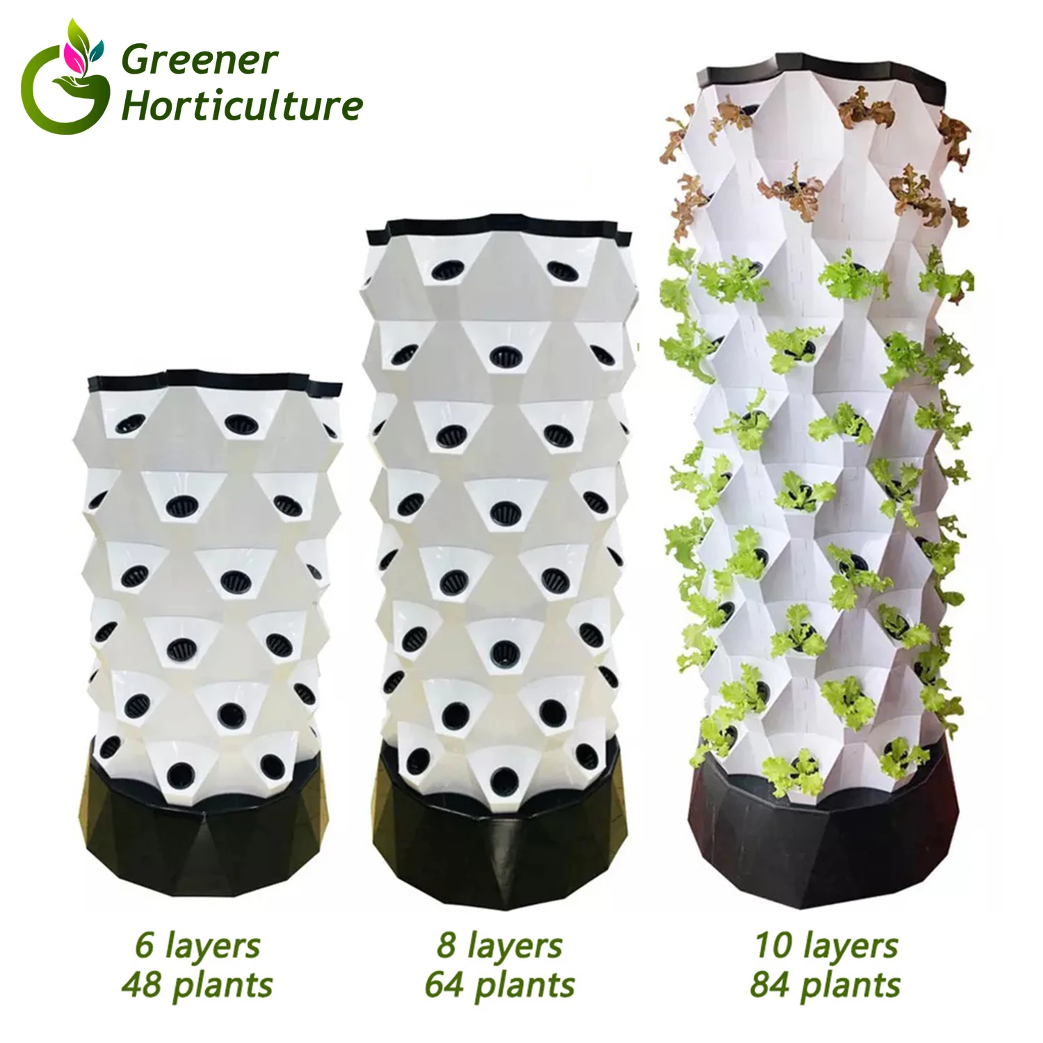 Agricultural greenhouse hydroponic garden Irrigation vertical hydroponic system 10 Layers Pineapple tower