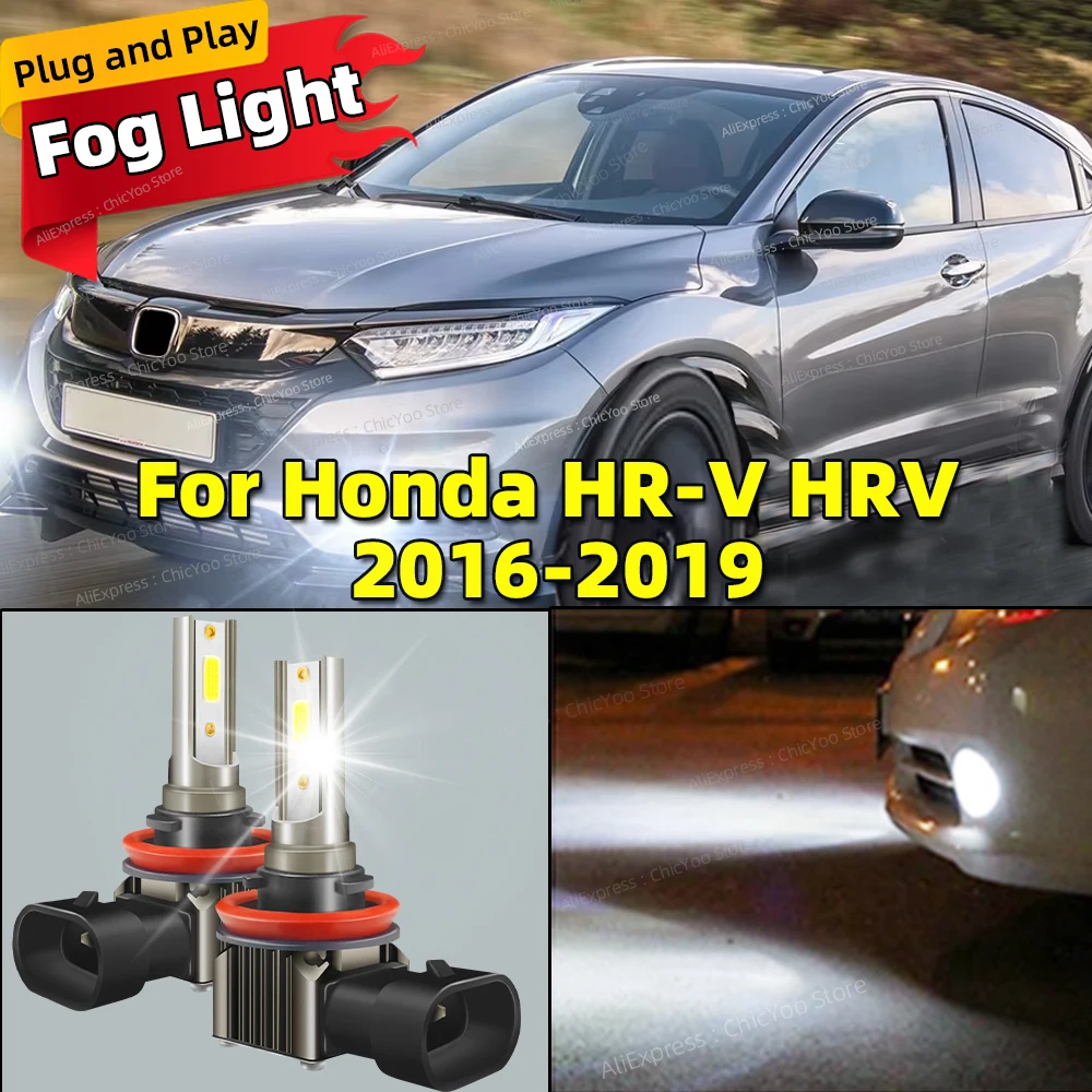 2Pcs 전면 안개등 LED 전구 15000LM 안개 램프 6000K 혼다 HR-V H..