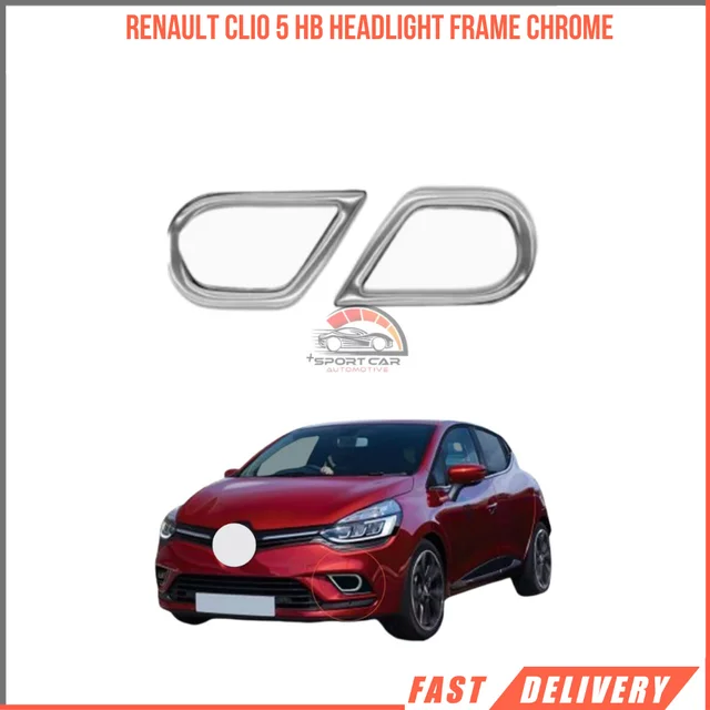 Calandre avant chromée pour Renault Clio 5 HB 2020, 6 pièces, accessoires  extérieurs de voiture, réglage de style - AliExpress