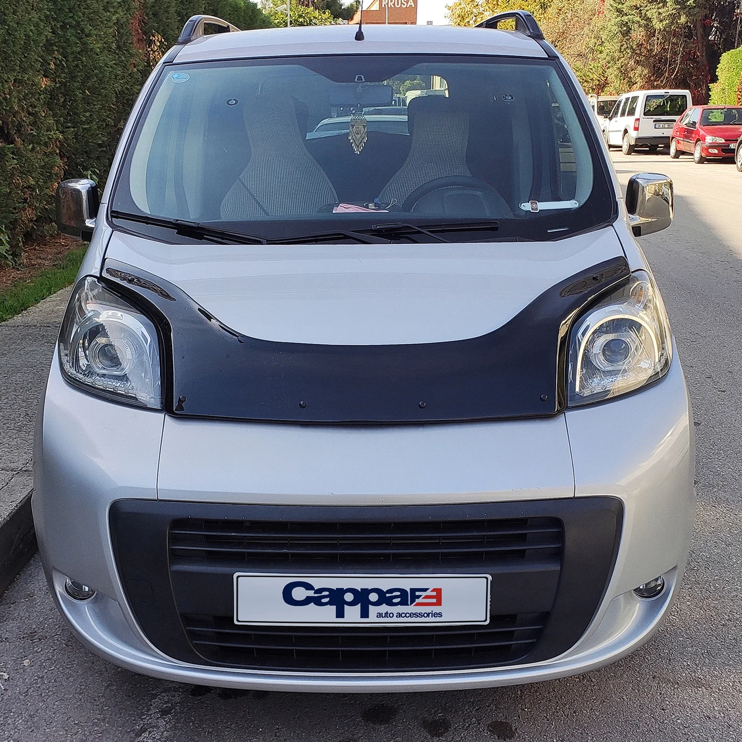 Per Peugeot Bipper Protezione Cofano Anteriore Spoiler Da 2007 A 2016 Modelli Anteriore Bug Shield Cappuccio Deflettore Guard-Wings Diffusore Del Corp