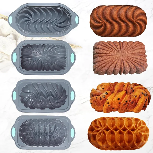 Plateau grille-pain en silicone, plateau à pain antiadhésif pour four de cuisine, adapté au pain banane, au sandwich, aux gâteaux livres et aux patins de viande 1
