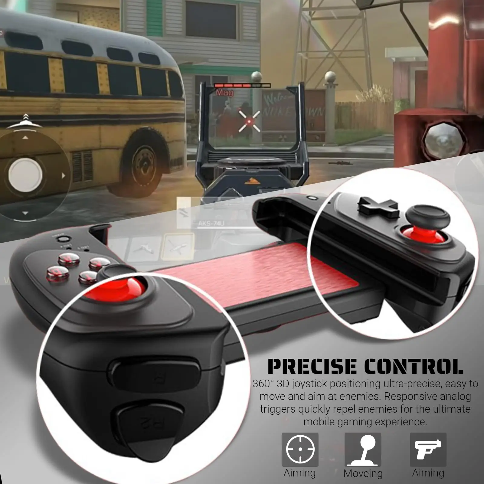 iPad／iPhone対応 コントローラー Amazon | PXN 【正規品】 IOSコントローラー ゲームパッド