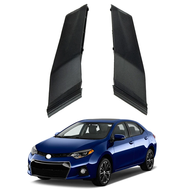 Car Front Windshield Wiper Side Cowl Extension Cover For Toyota Corolla 2014 2015- Auto Accessories 55084-02250 55083-02010 car sunshade windshield cowl grille cover windshield glass spray bottle