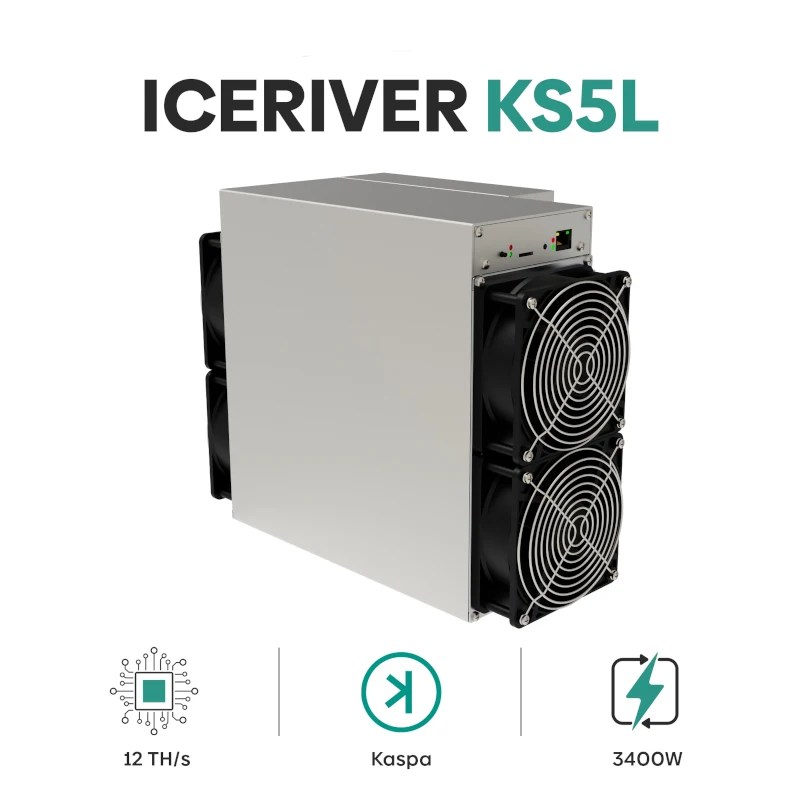 

100% лучшая сделка 2024 ICERIVER KS5L KASPA MINER (12TH)