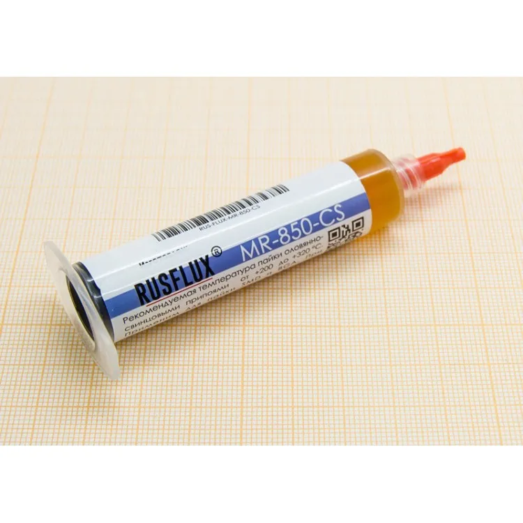 Flux gel rusflux mr 850 cs soldering BGA and SMD (10 ml)Welding Fluxes