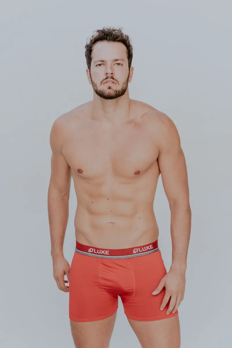 Kit 5 Cuecas Boxer Adulto Masculino Microfibra — view 6