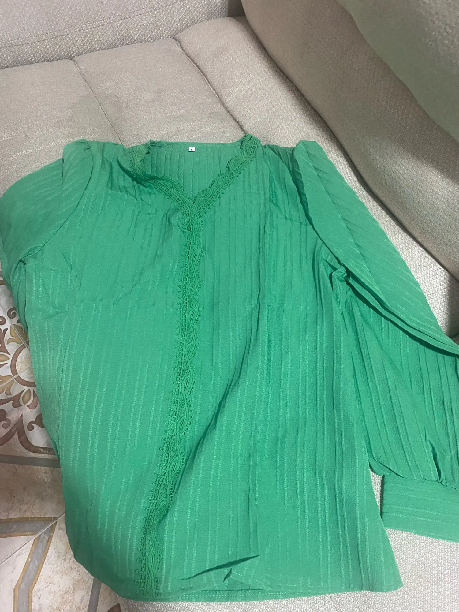 Chemise ample en dentelle photo review