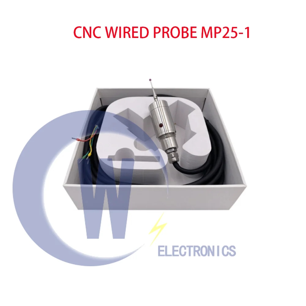 

CNC Machine Precision Tool Setter Probe Replaces Renishaw MP25-1 Wired Probe 3D Edge Finder Universal High-Precision Probe