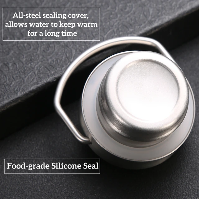 Stainless Steel Thermos Water Bottle Leak-proof Double Wall Large Capacity Wide Mouth Sports Water Bottles For Cycling 2