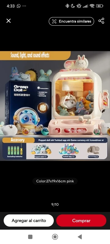 Mini Claw Catch Toy Crane Machine photo review